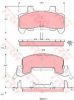 TRW GDB4052 Brake Pad Set, disc brake